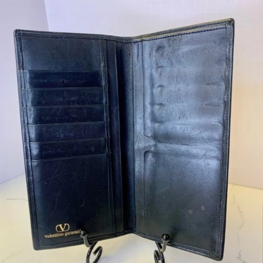 Valentino Midnight Blue Leather Wallet - Picture 5 of 5
